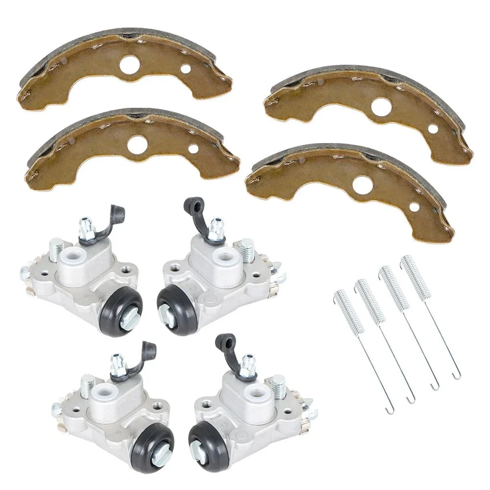 Set of 4 Brake Wheel Cylinders with Shoes for Honda Foreman 450 (1998–2004)