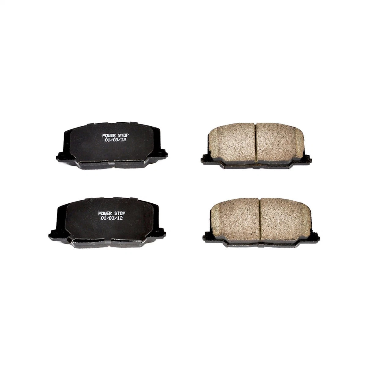 2X Powerstop Brake Pad Set Front for Toyota Celica, Camry, ES250 (1987–1993)