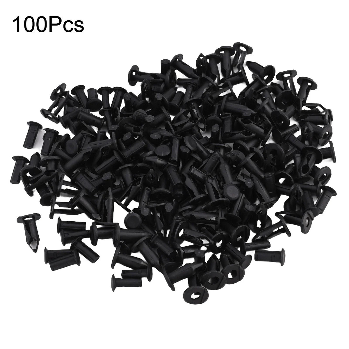 Set of 100 Push Pin Rivet Retainer Clips for ATV UTV