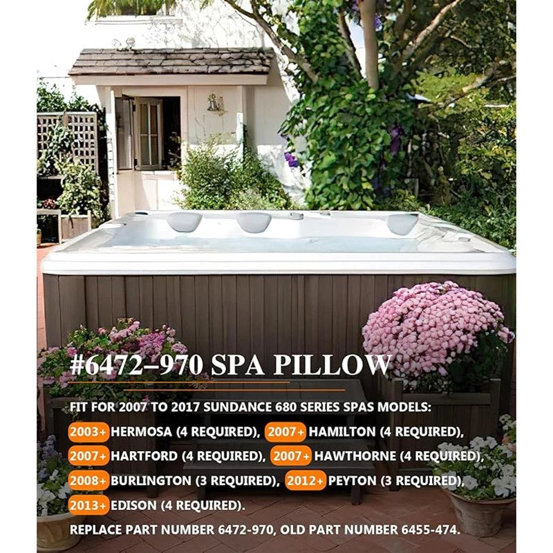 680 Reverse Wrap Around Pillow for Sundance 680 Series Spas (6472-970)