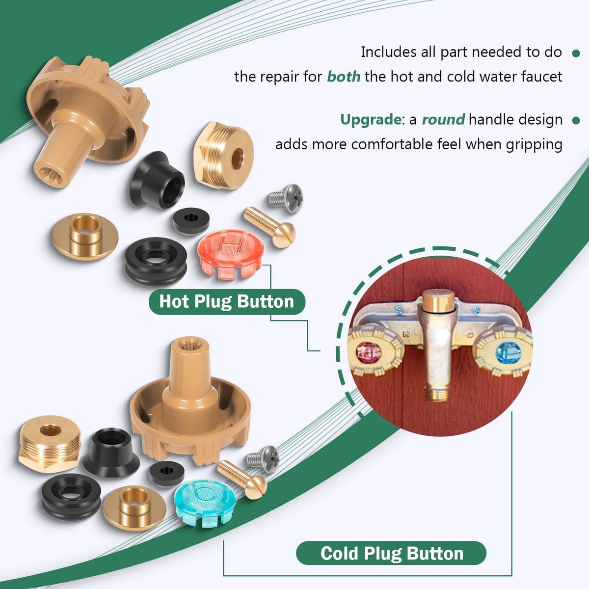 Repair Kit for Woodford Model 22 and V22 Outside Faucet