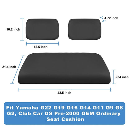 Seat Covers Set for Yamaha Golf Cart G22 G19 G16 G14 G11 G9 G8 G2