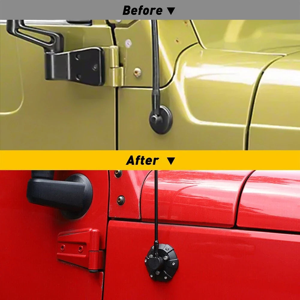 Antenna Base Cover for Jeep Wrangler JK JL JLU Gladiator JT (2007–Present)