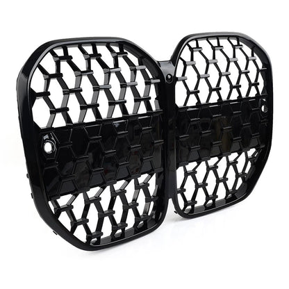 Meteor Style Front Bumper Kidney Grill for BMW 4 Series G22 G23 (2021–2023)