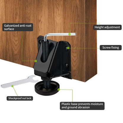 8 Pack Heavy Duty Furniture Leg Levelers for