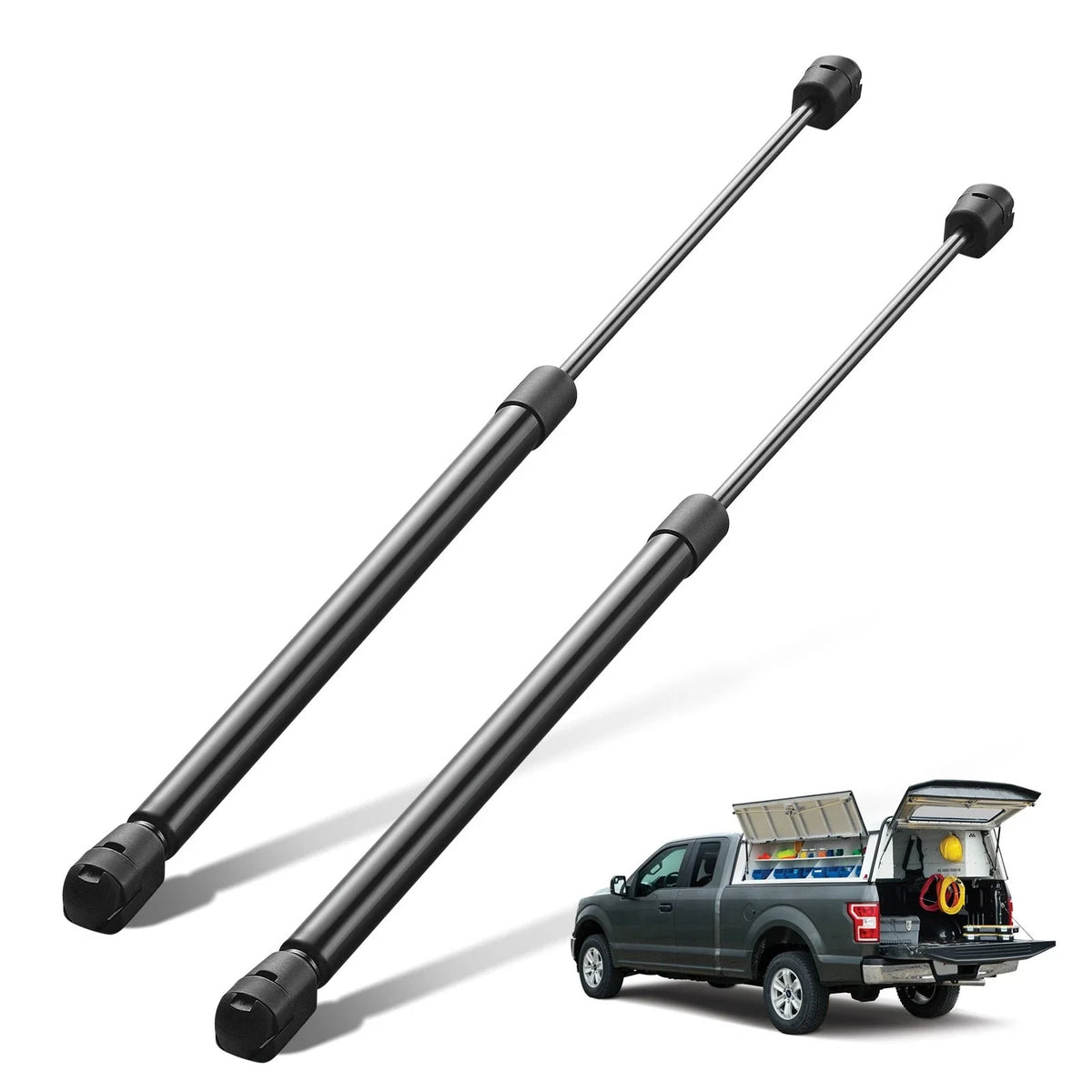 Pair of Gas Struts Lift Supports for 100 lb Leer Camper (2010–2010)