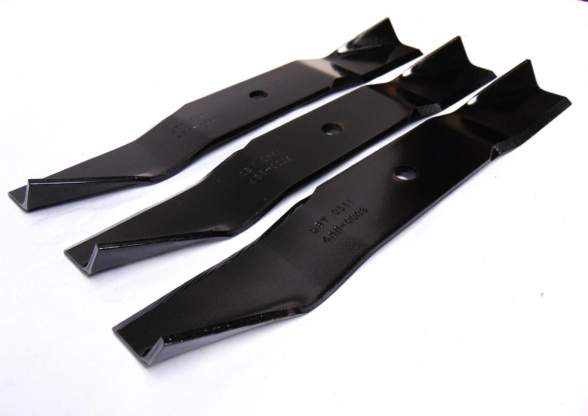 Set of 3 Hi Lift Blades for Spartan Lawn Mower