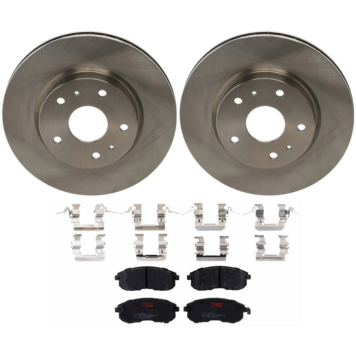 2X Brake Disc and Pad Kit for Suzuki SX4 (KIT-072924-4567, 12148012)