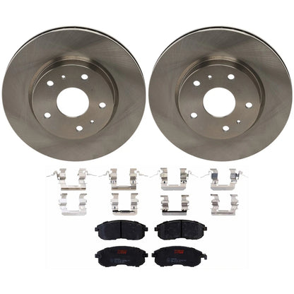 2X Brake Disc and Pad Kit for Suzuki SX4 (KIT-072924-4567, 12148012)