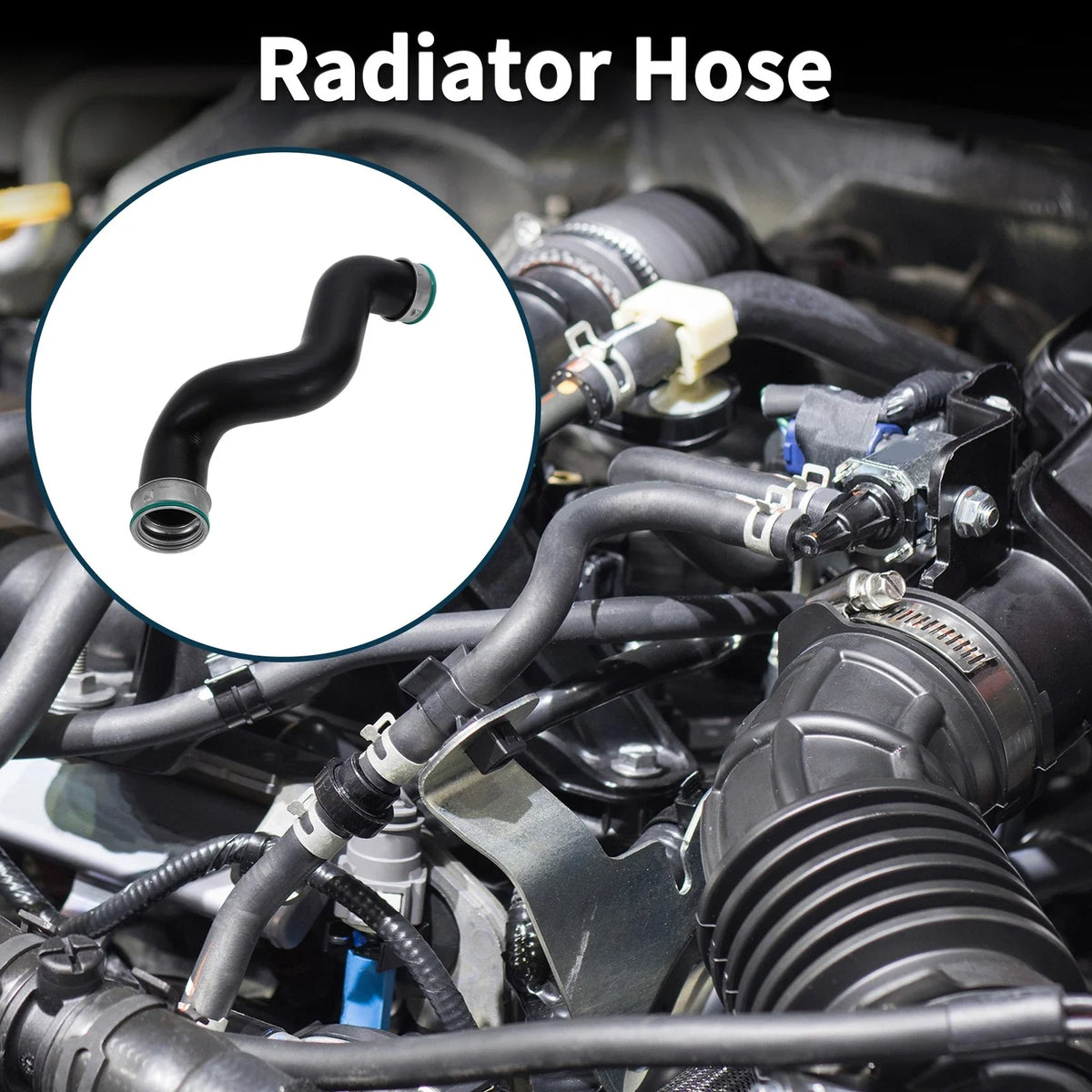 Radiator Hose for Volkswagen Passat 1.9 2.0 TDI (2003–2005) No. 3B0145834N