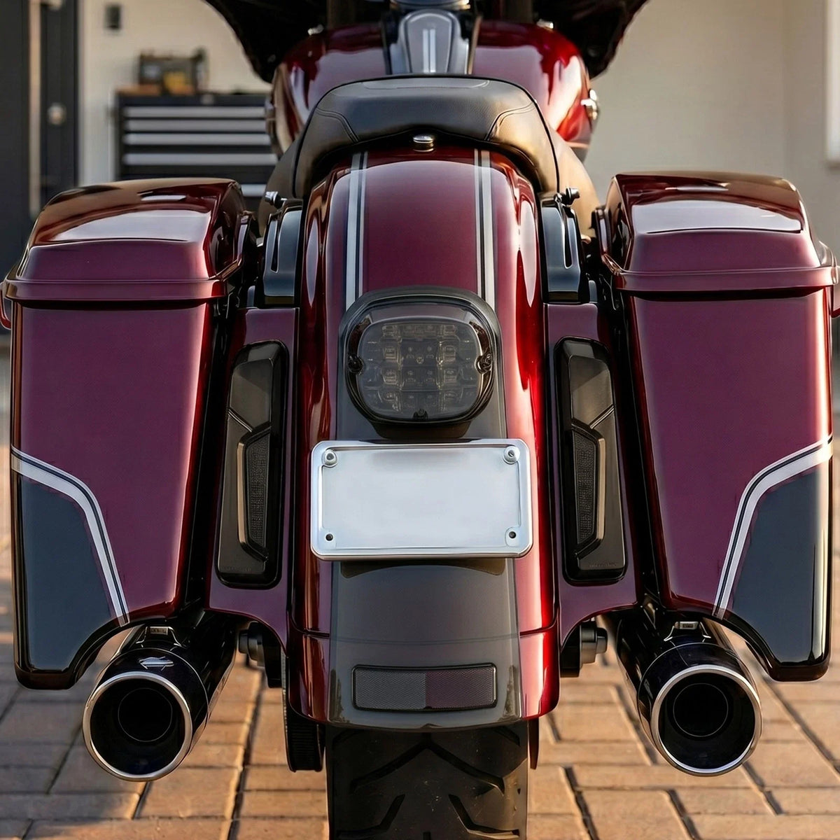 LED Rear Fender Brake Turn Tail Light for Harley CVO Street Road Glide (2023–2026)