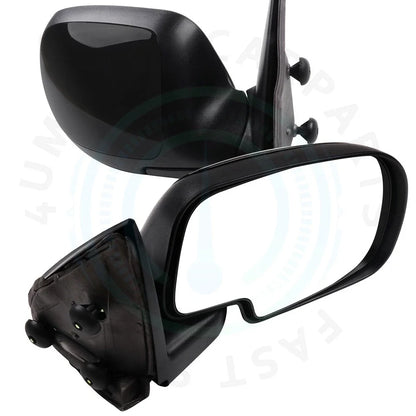 2X Manual Fold Side View Mirrors for Chevy Silverado 1500 (1999–2006)