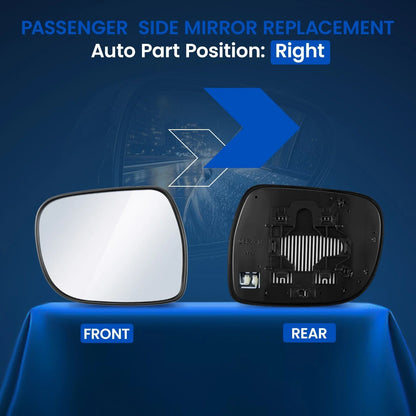 Heated Right Mirror Glass for Lexus RX 330 2004–2006 and RX 350 2007–2009