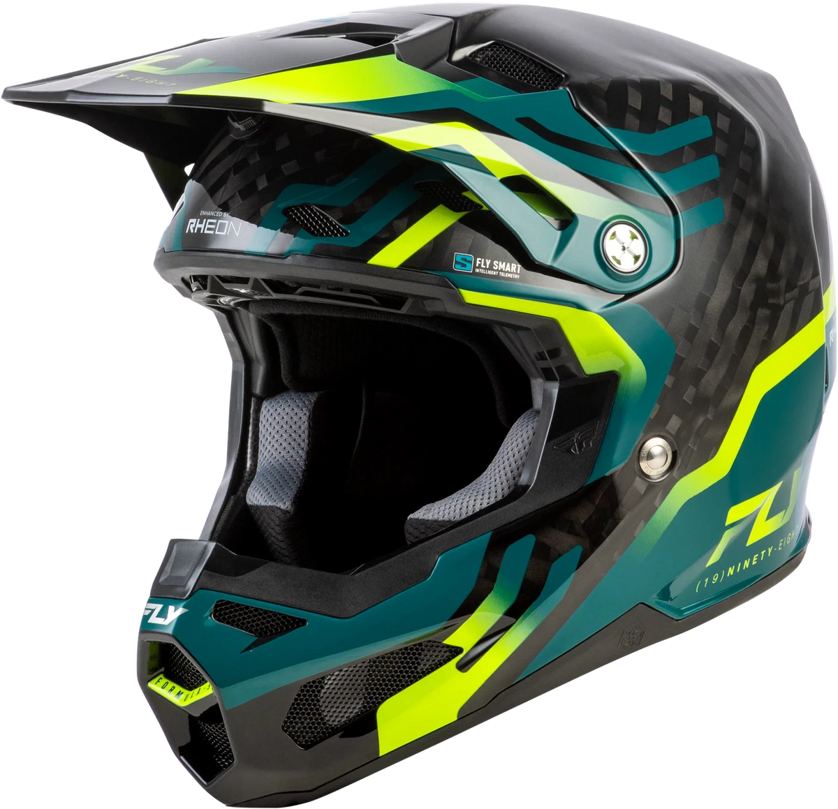 Fly Racing Formula S Carbon Byte Helmet for Offroad (Large)