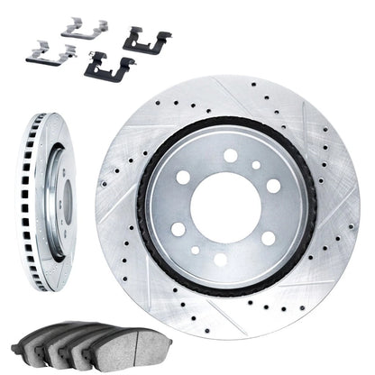 Brake Rotor Set Front for Toyota Land Cruiser (2010–2011) ALX-PAU-DF-7412-76022-CLA3
