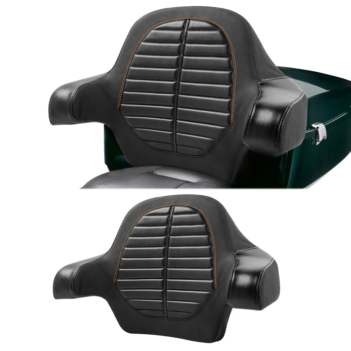Passenger Backrest Pad for Harley Touring Electra Street Road Glide (2014–2024)