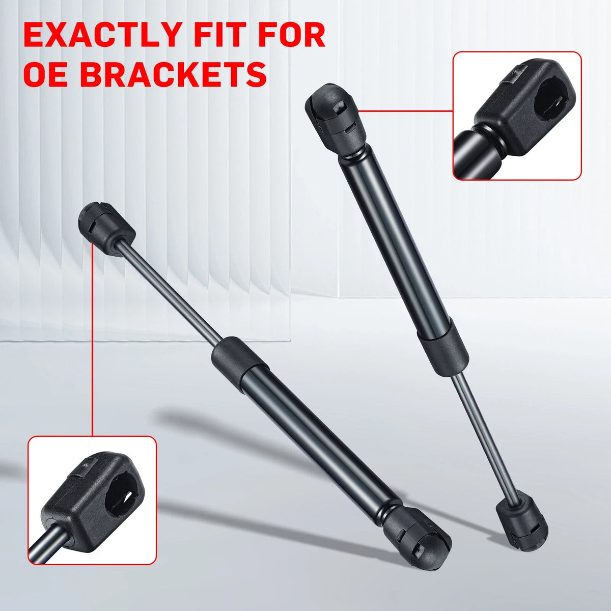 2X Gas Strut Shock Lift Support for Truck Pickup Tool Box Lid (10 In, 35Lb)