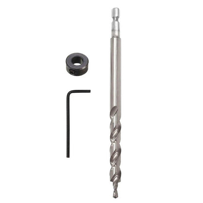 Set of 6 Twist Step Drill Bits for Pocket Hole Drill Jig Guide Kit