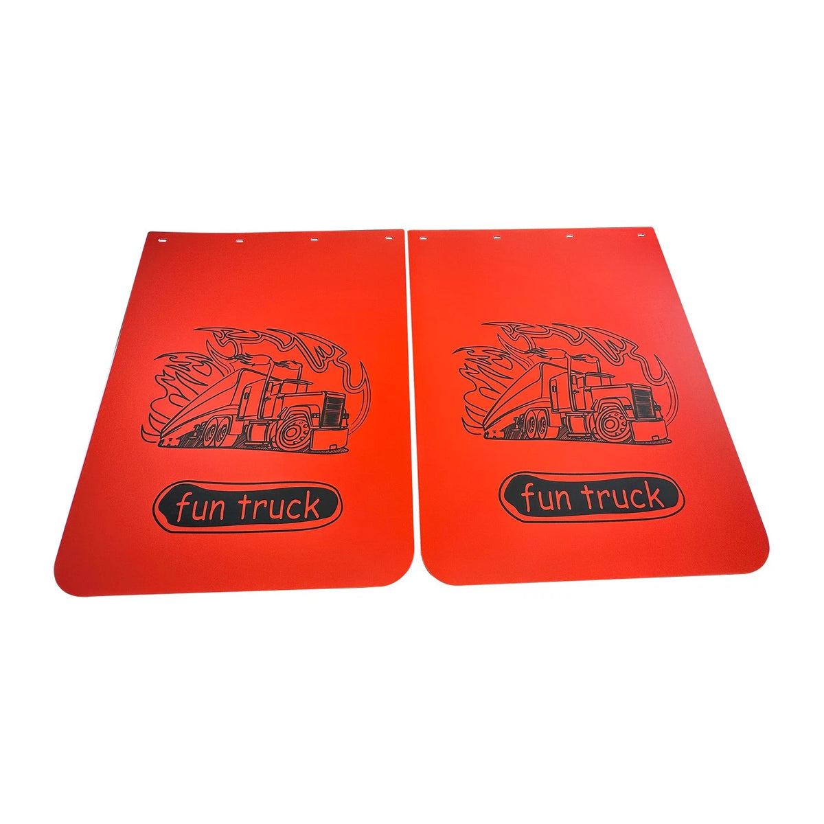 Set of 2 Splash Guard Mud Flaps for Semi Truck (24"x 30") 902073
