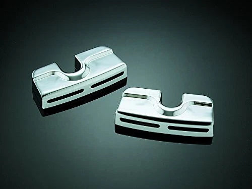 Chrome Spark Plug/Head Bolt Covers for Motorcycles (8323)