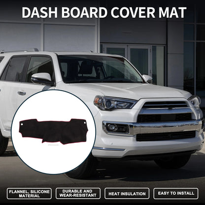 Set of 2 Dashboard Dash Cover Mats for Nissan Micra March K13 (2010–2017)
