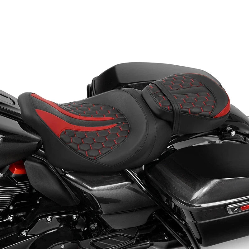 Driver Rider Passenger Seat for Harley Touring Road Glide (2009–2023)
