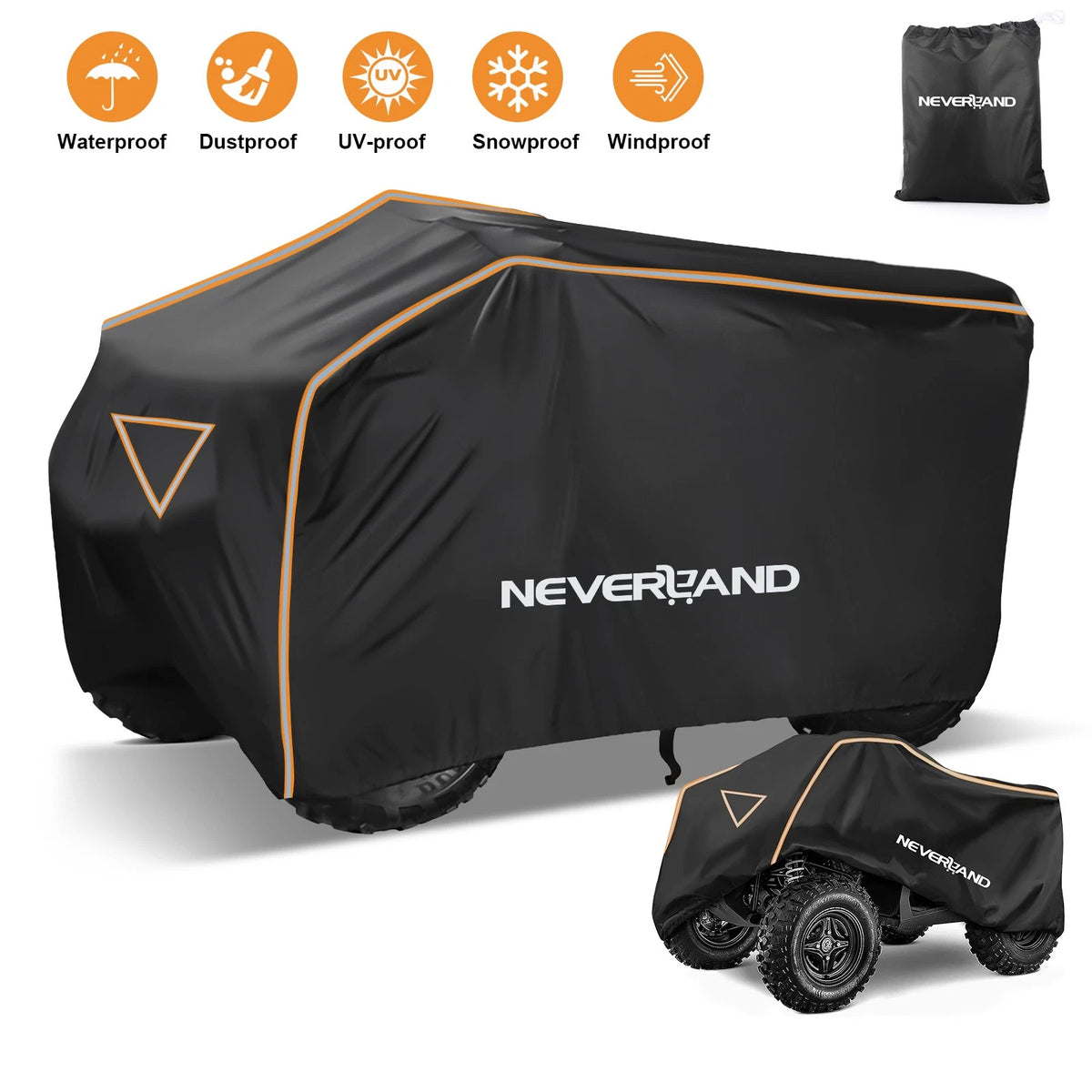 XL Heavy Duty ATV Cover for 4 Wheeler (NEVA22517XL) Waterproof UV Protector