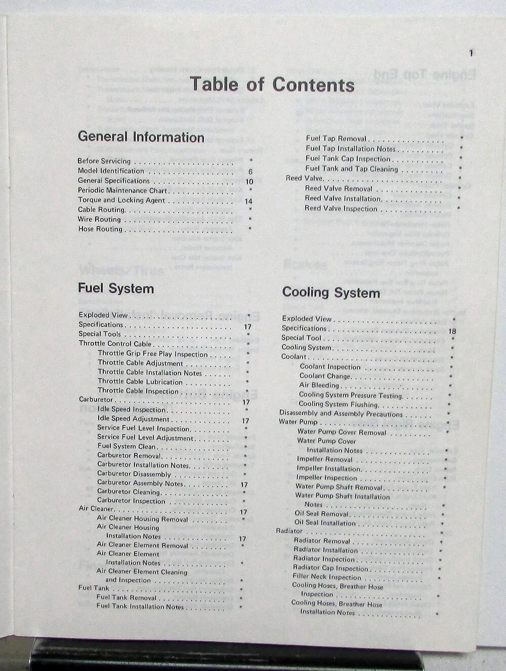 Service Manual Supplement for Kawasaki KX60 KX80 KX100 (1988)