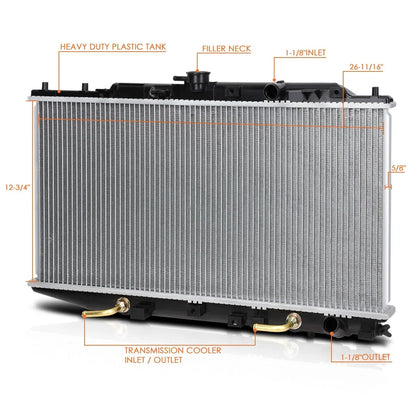 OE Replacement Aluminum Core Radiator for Honda Civic/CRX (1988–1991) DPI-886