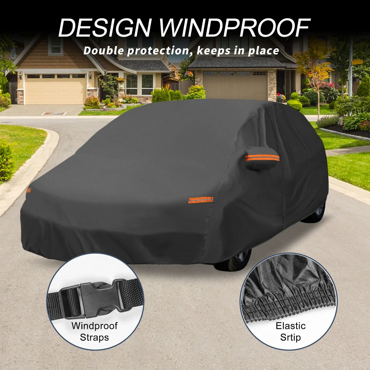 Waterproof Aluminum Film Car Cover for Toyota Prius Hatchback (2010–2023)