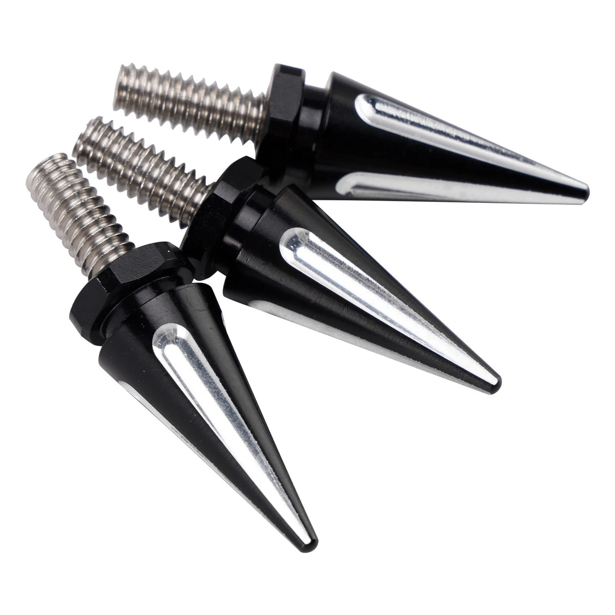 3X Black Spike Windshield Bolts for Street Glide Electra Glide Touring (1996–2013) M525-A130