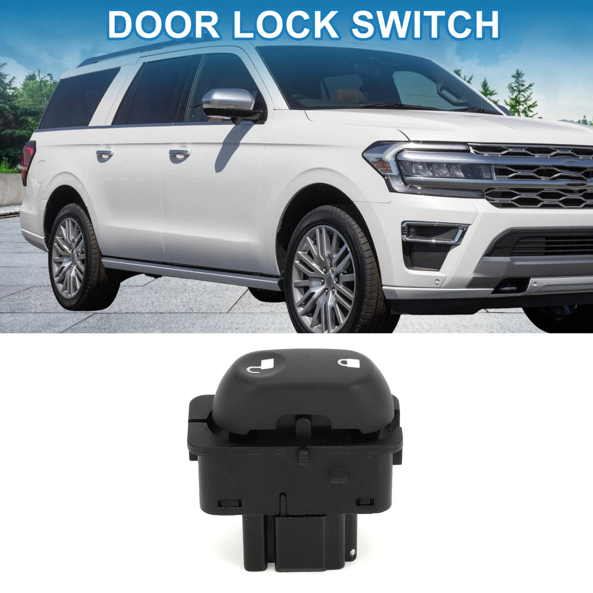 Door Lock Switch No.YF1Z14028BA for Ford Explorer Taurus Thunderbird (1991–2005)
