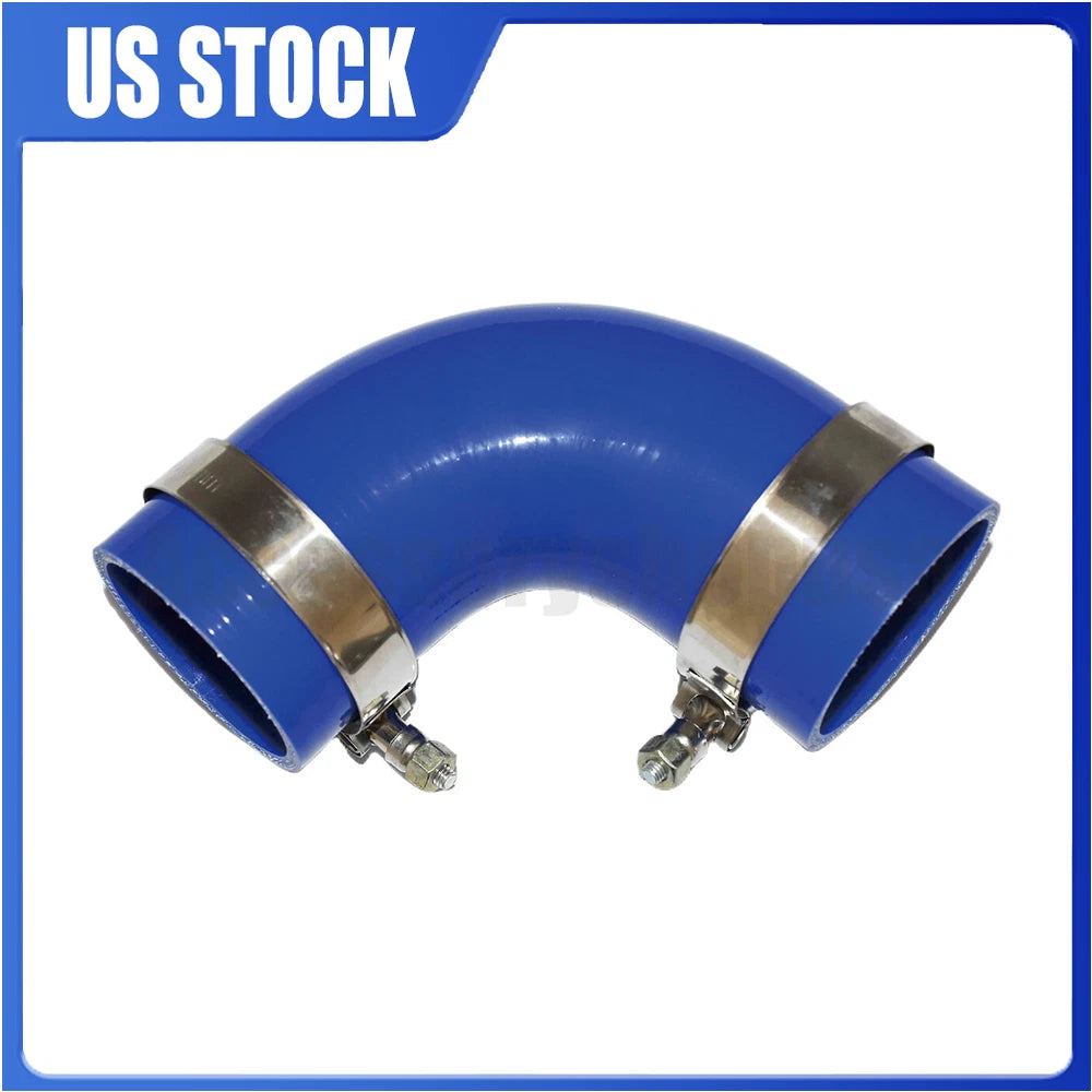 Silicone Rubber 90° Elbow Hose with Clamps for Peterbilt Kenworth (F04-6006)