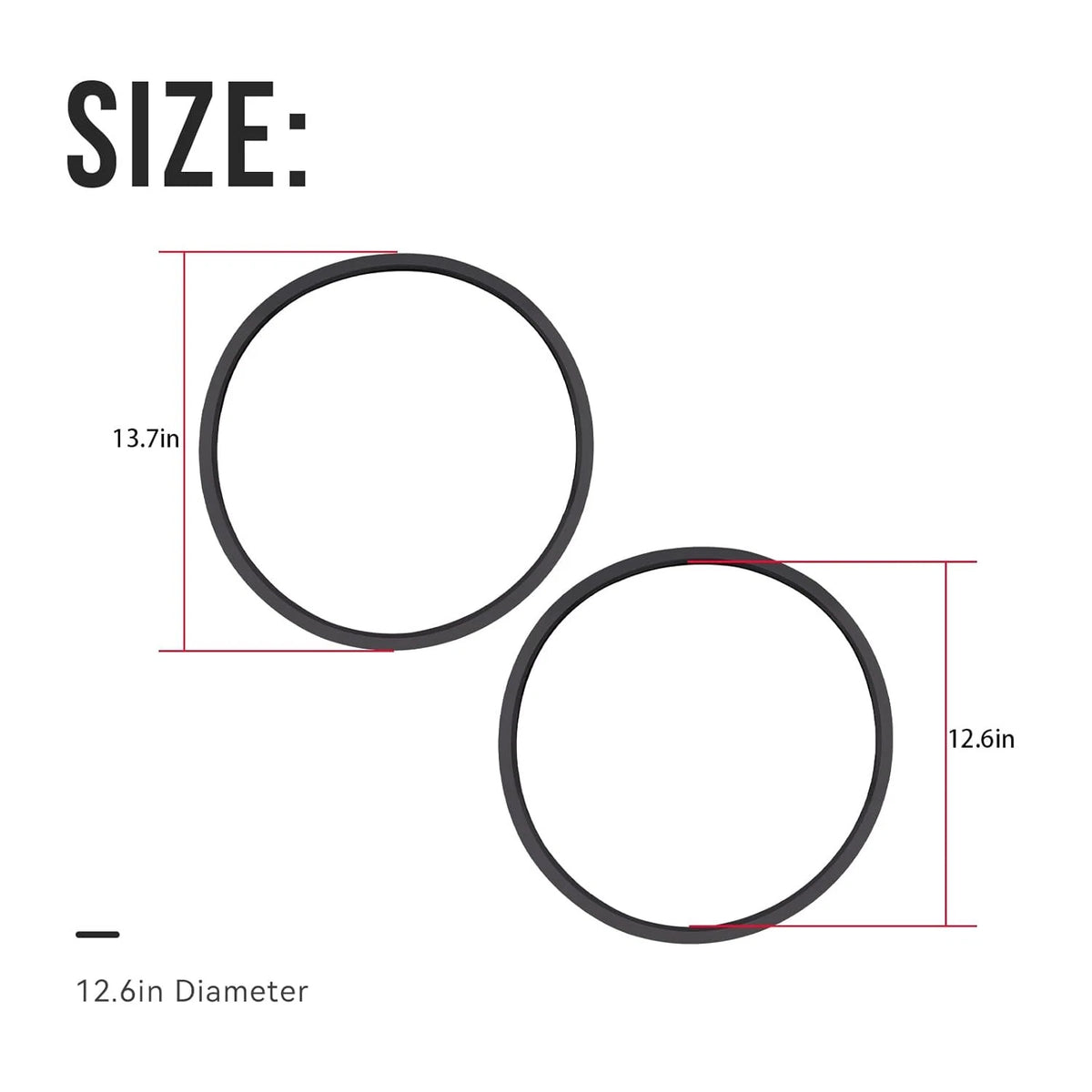 Gasket for Mirro Pressure Cooker 12qt/16qt/22qt (Discontinued Models)