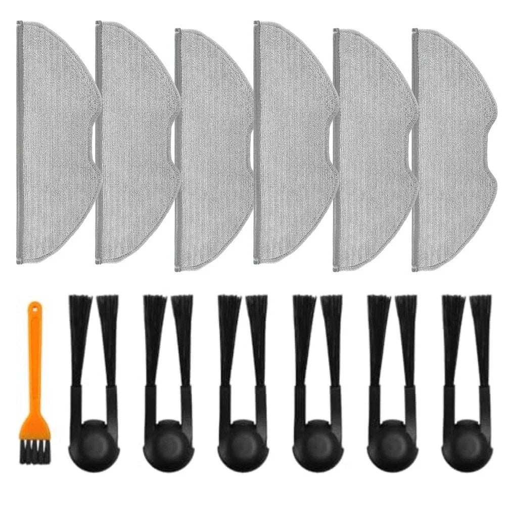 Side Brush and Mop Cloth Set for Xiaomi Robot Vacuum H40 OV51 (2020–2023)