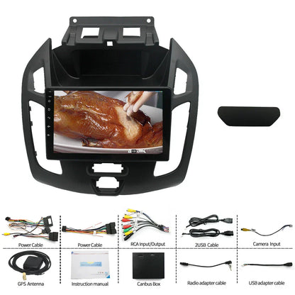 9" Android 13 Stereo Radio GPS 1+16G WiFi for Ford Transit Tourneo (14-18)