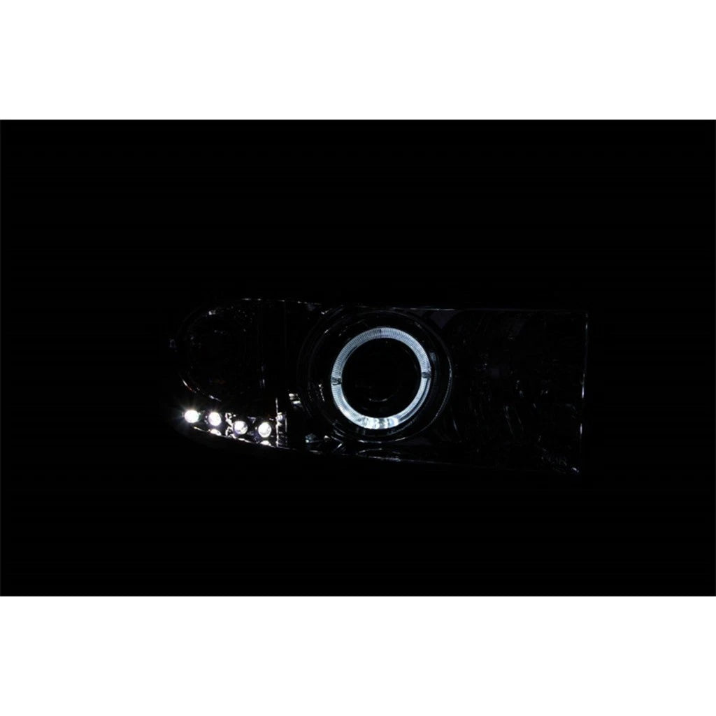 Projector Headlights w/ Halo Chrome for Dodge Ram 1500 (1994–2001) TLX-anz111195-CL360A71
