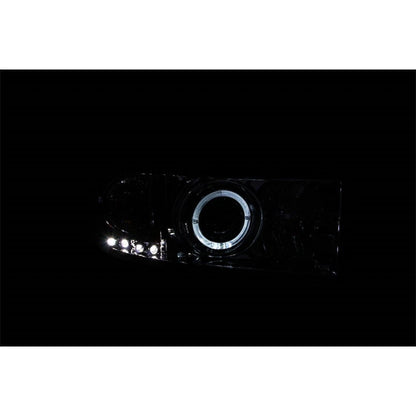 Projector Headlights w/ Halo Chrome for Dodge Ram 1500 (1994–2001) TLX-anz111195-CL360A71