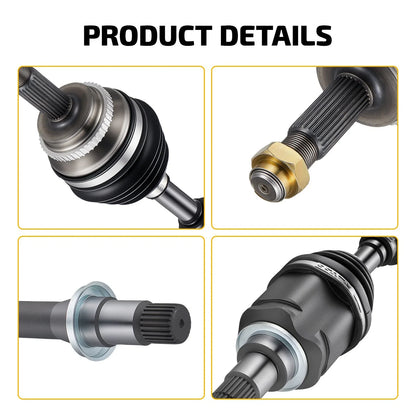 Set of 2 Front CV Axle Shaft Assembly for Toyota Camry Solara (2002–2009)