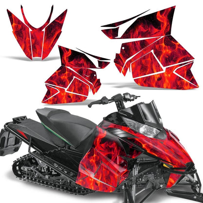 Sled Graphics Stickers Decals for Arctic Cat ProCross SnoPro (2012–2016)