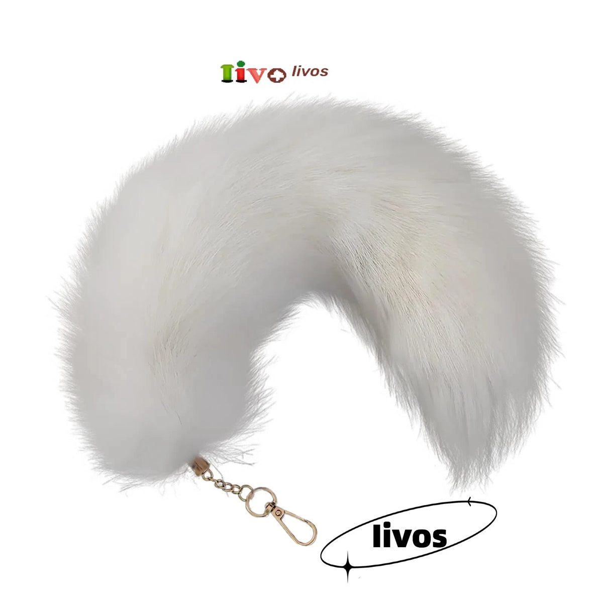 Fluffy Therian Fox Tail for Universal Use (16-18 inches)