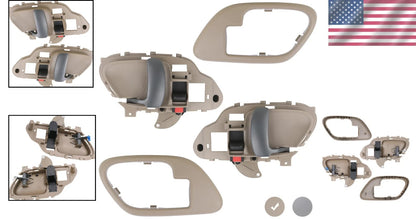 Tan Door Handle & Bezel Kit for Chevy GMC (1995–2002)