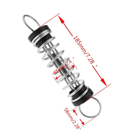 Marine Shock Absorber Spring for Boat Cleats Protection (304 Stainless Steel)