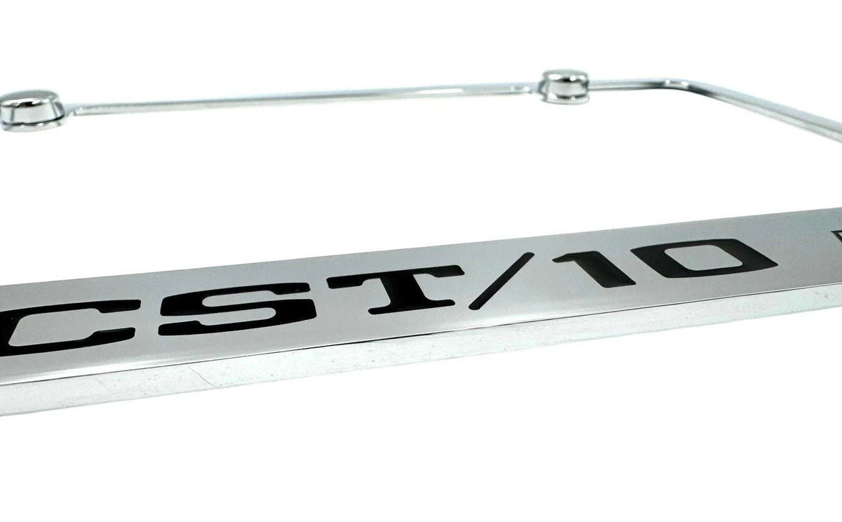 License Plate Frame Chrome Engraved for Chevrolet CST/10 (1980–1989)