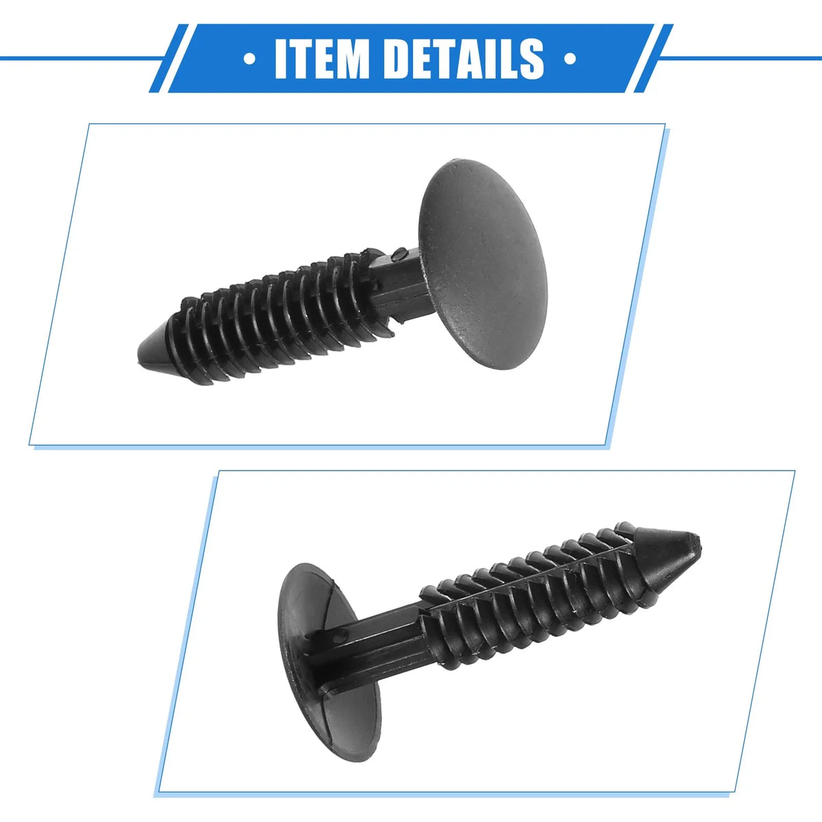 20Pcs Canopy Seal Buckle Clips for Ford Mustang (2005–2012) Black