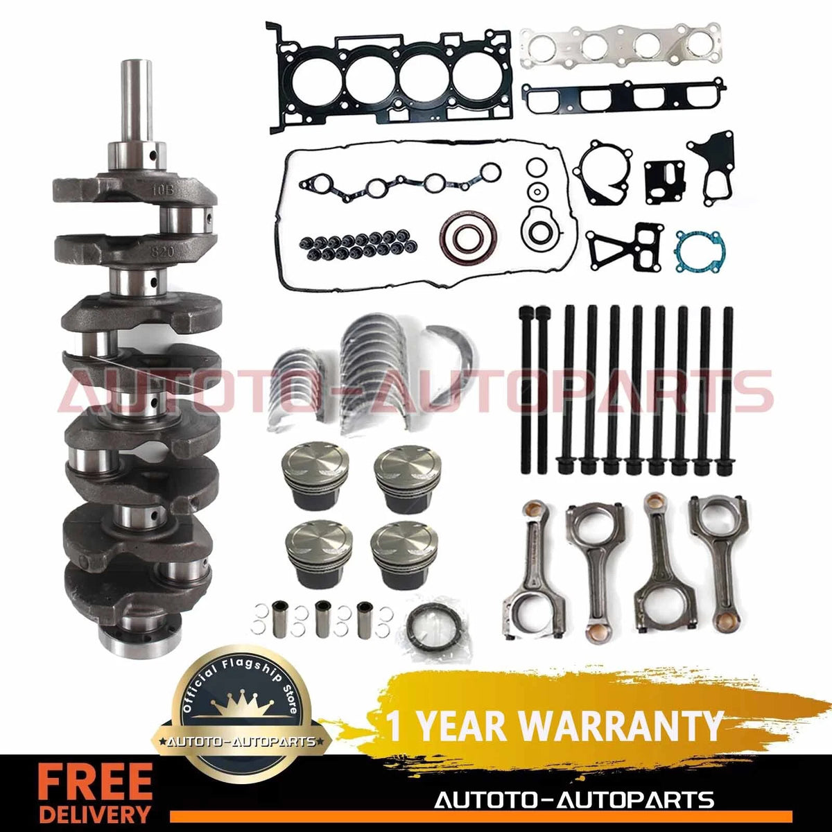 G4KF Engine Crankshaft Rebuild Gasket Kit for Hyundai KIA