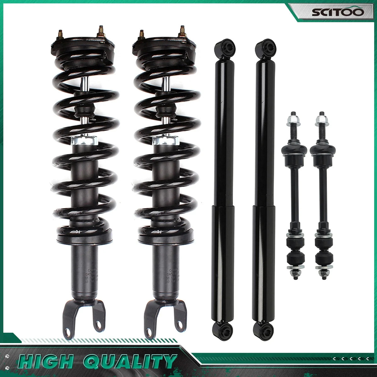 Set of 4 Front Struts & Rear Shocks for Dodge Ram 1500 4WD (2009–2018)