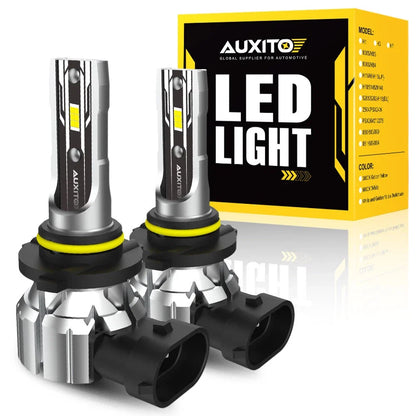 AUXITO 9006 LED Headlight Bulbs Kit for High/Low Beam (6500K White)