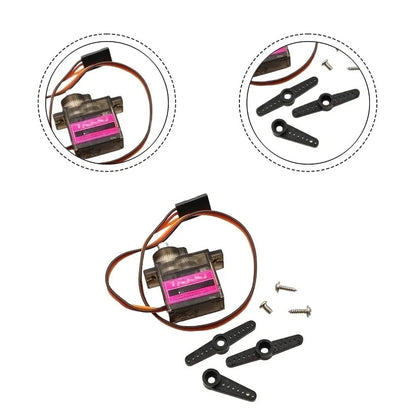 Gear-driven Motor for Model Aircraft (Max Rotation 180°)