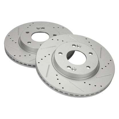 2X Brake Kit with Calipers for Hyundai Elantra Coupe (2013–2014) 18103751, S31584, P1543
